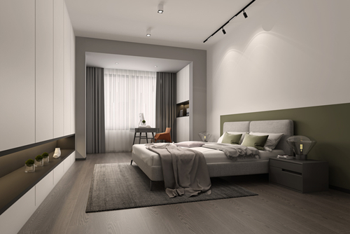 海口市港島花園現(xiàn)代簡約風(fēng)格三居室裝修案例