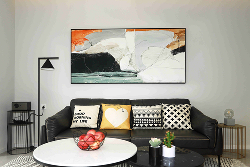 海口市環(huán)球100寶龍城現(xiàn)代簡約風(fēng)格三居室裝修案例