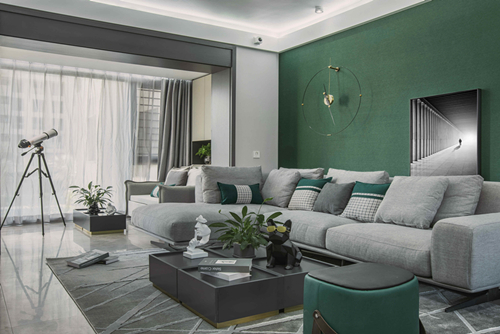 ?？谑邪埠Ｐ麓瀣F(xiàn)代簡約風(fēng)格三居室裝修案例