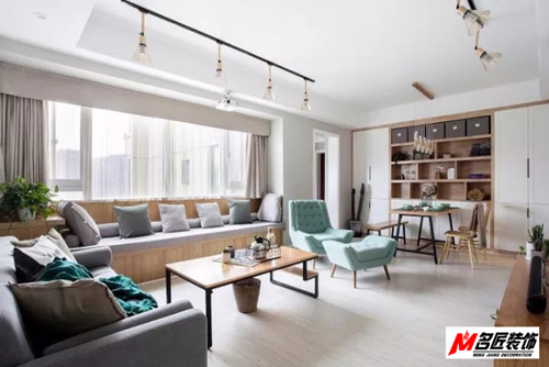 江門市東堯路住宅樓現(xiàn)代簡(jiǎn)約風(fēng)格三居室裝修案例