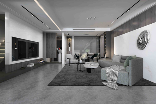 泉州市晉江陽光城現(xiàn)代簡約風(fēng)格復(fù)式裝修案例