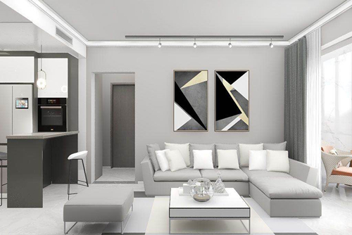 珠海市招商華發(fā)卓越&middot;湖心明悅現(xiàn)代簡(jiǎn)約風(fēng)格三居室裝修案例