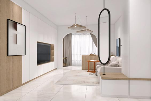 汕頭市林語(yǔ)苑現(xiàn)代簡(jiǎn)約風(fēng)格三居室裝修案例