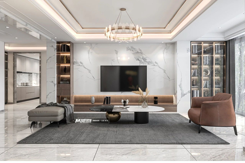 汕頭市龍騰水岸花園輕奢風(fēng)格復(fù)式裝修案例