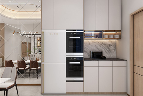 中山市盛東豪庭輕奢風格四居室裝修案例