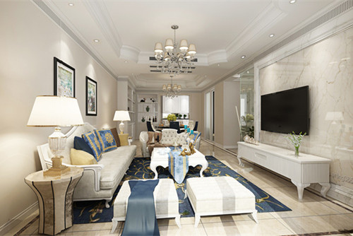 中山市頤景苑現(xiàn)代簡(jiǎn)約風(fēng)格三居室裝修案例