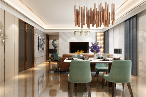 中山市健康花城現代簡約風格四居室裝修案例