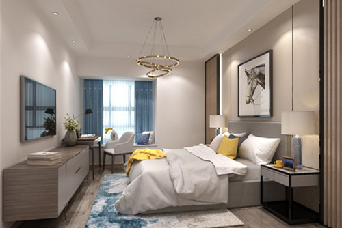 中山市健康花城二期新中式風(fēng)格別墅裝修案例