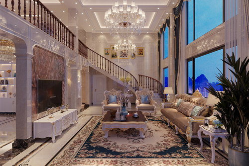 潮州市碧桂園&middot;天璽灣(潮州)歐式風(fēng)格別墅裝修案例