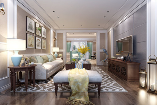 潮州市安居樓新中式風格復式裝修案例