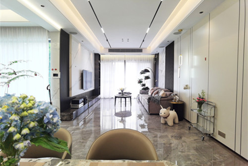 佛山市新希望悅瓏灣現(xiàn)代簡約風(fēng)格四居室裝修案例