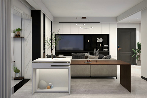 廣州市品實(shí)云湖花城現(xiàn)代簡(jiǎn)約風(fēng)格三居室裝修案例