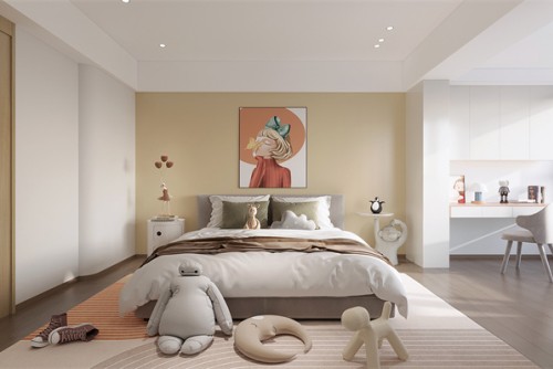 汕頭市海灣一城時代花園現(xiàn)代簡約風格五居室裝修案例