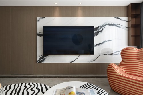 廣州市遠(yuǎn)洋招商保利東灣現(xiàn)代風(fēng)格復(fù)式裝修案例