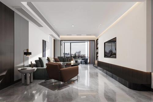 潮州市海潤匯璟現(xiàn)代簡約風(fēng)格三居室裝修案例