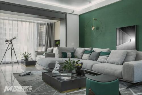 ?？谑协h(huán)球100寶龍城現(xiàn)代簡約風(fēng)格三居室裝修案例