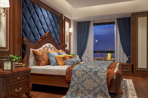 潮州市安居樓歐式風格四居室裝修案例