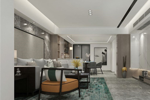 潮州市邦妮花園現(xiàn)代簡(jiǎn)約風(fēng)格四居室裝修案例