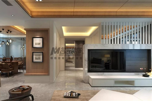 合肥市綠城&middot;廬境桃源現(xiàn)代簡約風格平層裝修案例