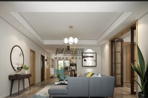 合肥市斌鋒悅境現(xiàn)代簡約風格四居室裝修案例