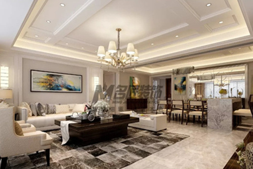 合肥市偉星玖樾臺(tái)現(xiàn)代風(fēng)格四居室裝修案例