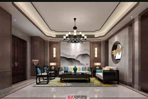 合肥市龍湖怡康&middot;湖城大境新中式風格別墅裝修案例