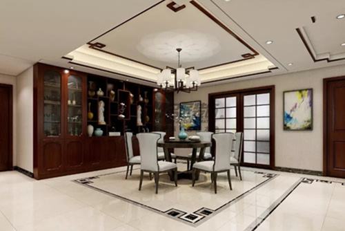 合肥市龍湖怡康&middot;湖城大境美式風格三居室裝修案例