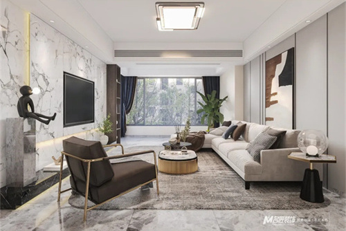 汕頭市林語(yǔ)苑現(xiàn)代簡(jiǎn)約風(fēng)格四居室裝修案例