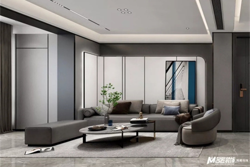 汕頭市海璟天翡花園現(xiàn)代簡(jiǎn)約風(fēng)格四居室裝修案例