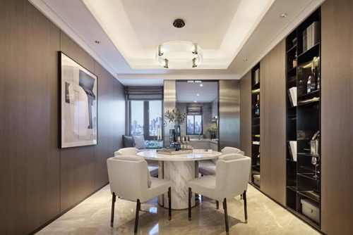 珠海市鵬瑞&middot;珠澳灣中心現(xiàn)代簡約風(fēng)格三居室裝修案例